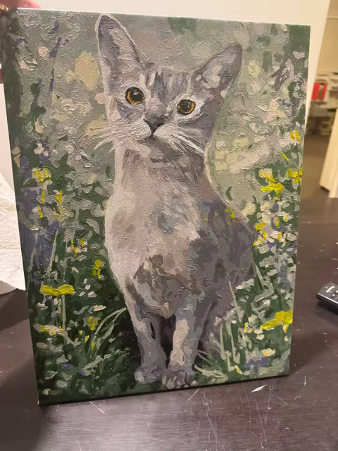 Happy painter