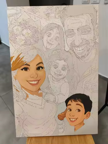 Happy painter
