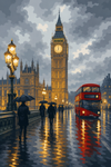 Big Ben sous la Pluie