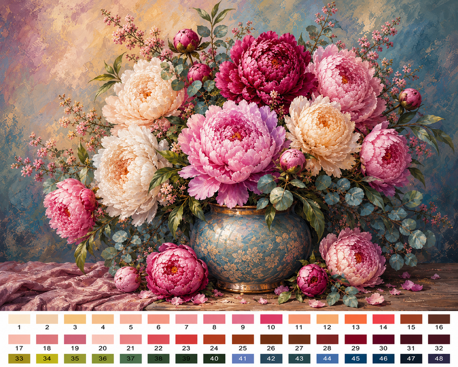 Bouquet Pivoine