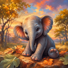 Éléphanteau Câlin