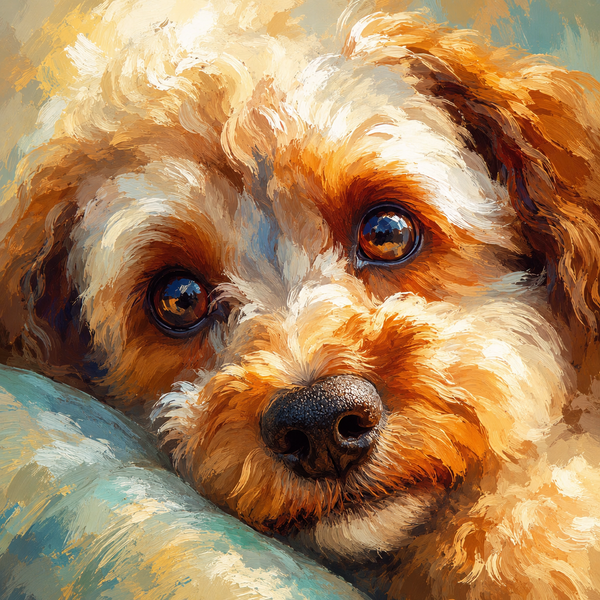 Chiot Doux — kit peinture par numéros Mozzou