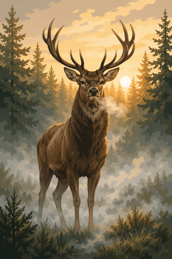 Cerf Majestueux