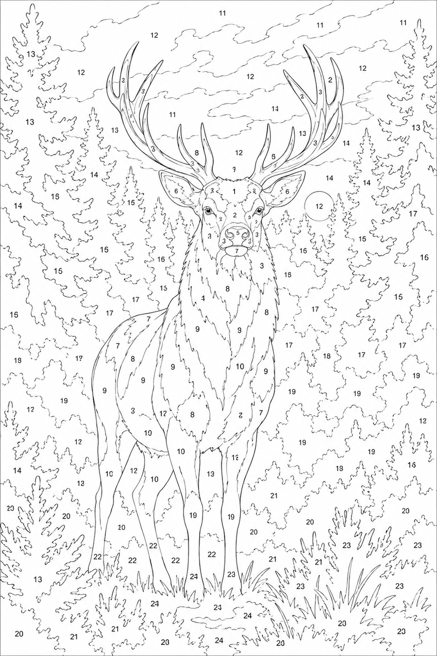 Cerf Majestueux