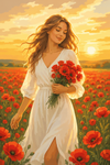 Femme aux Coquelicots