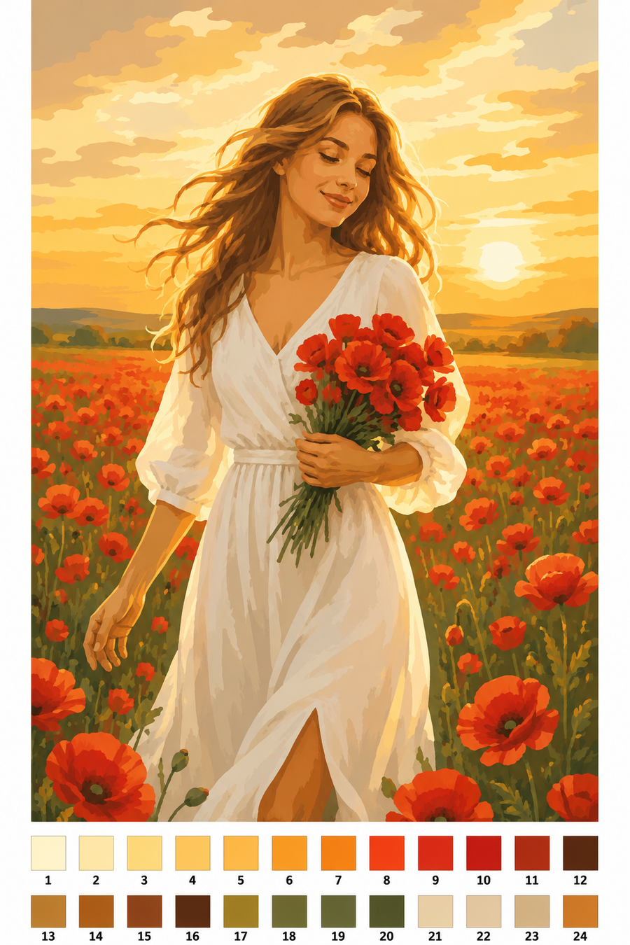 Femme aux Coquelicots