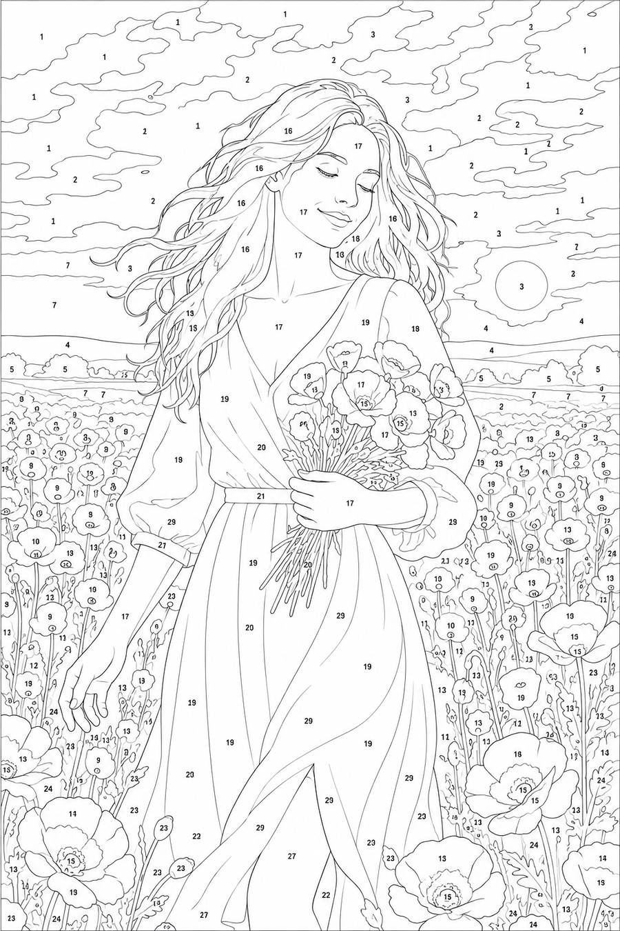 Femme aux Coquelicots