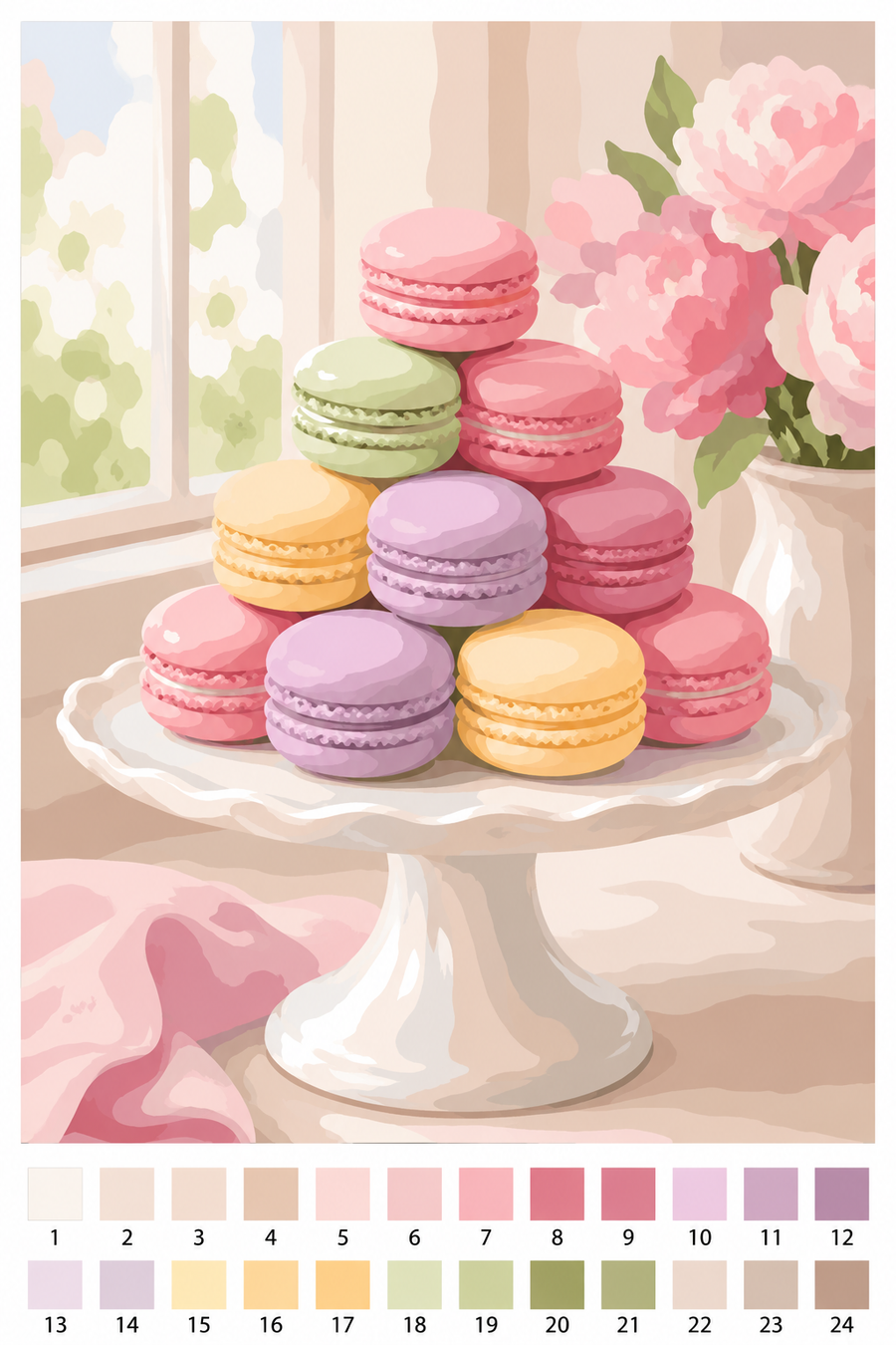 Macarons Pastel