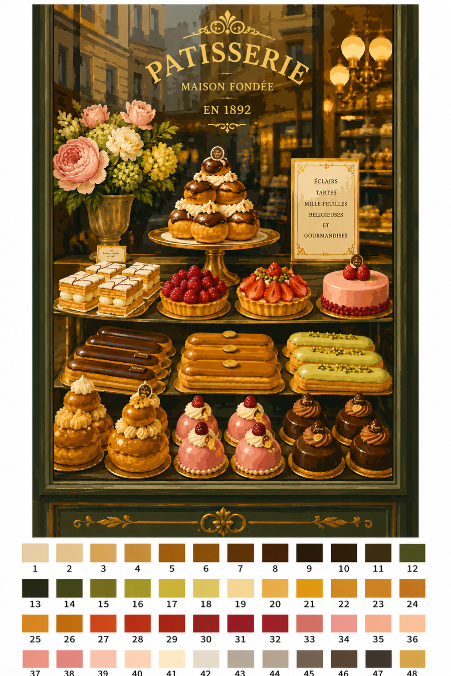 Pâtisseries Vitrines
