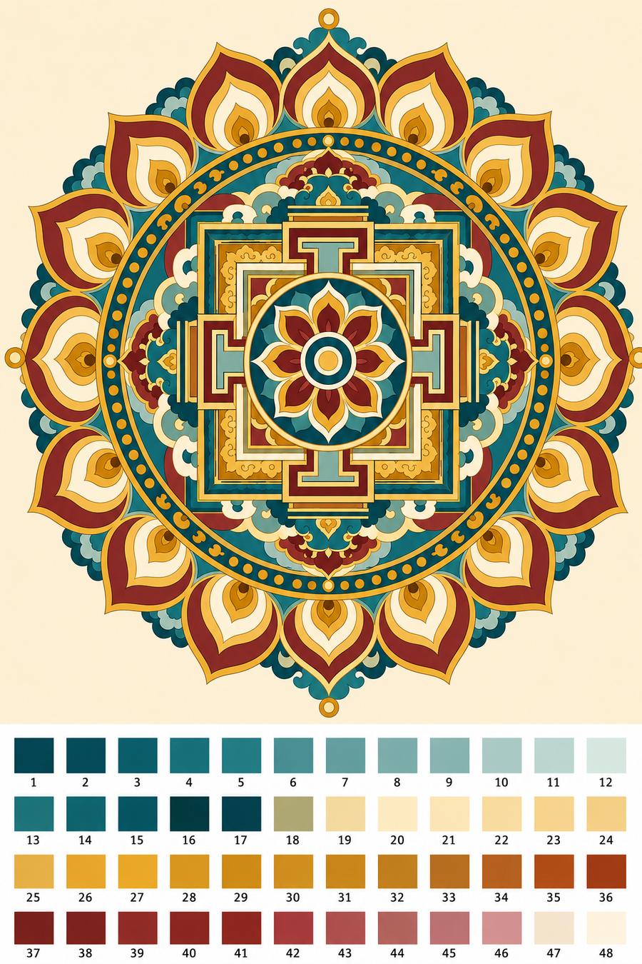 Mandala Lumineux