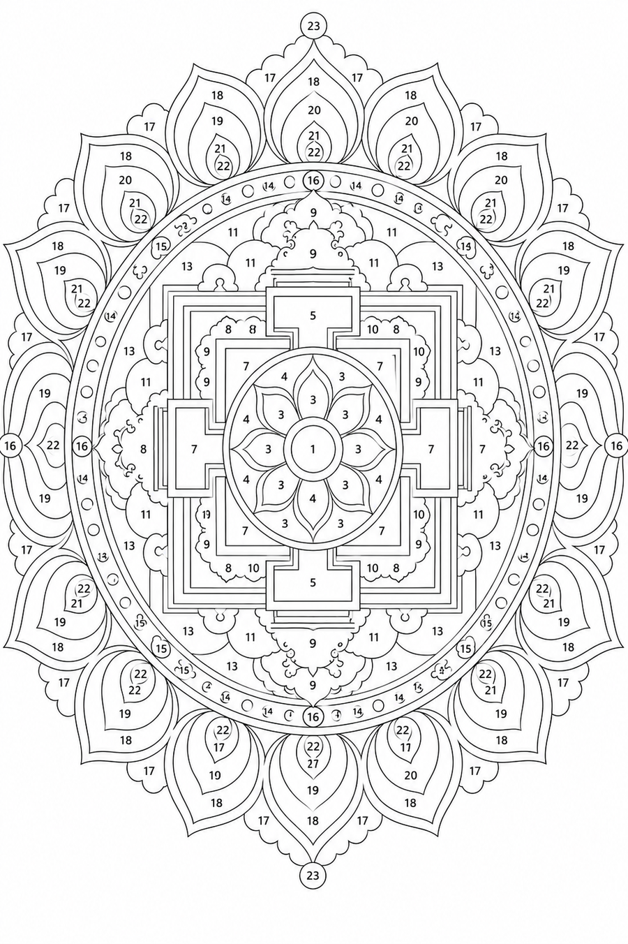 Mandala Lumineux